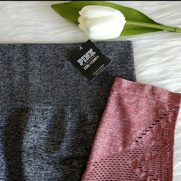 Size S🌺PINK VICTORIA'S SECRET ANKLE LEGGINGS - Picture 4 of 7